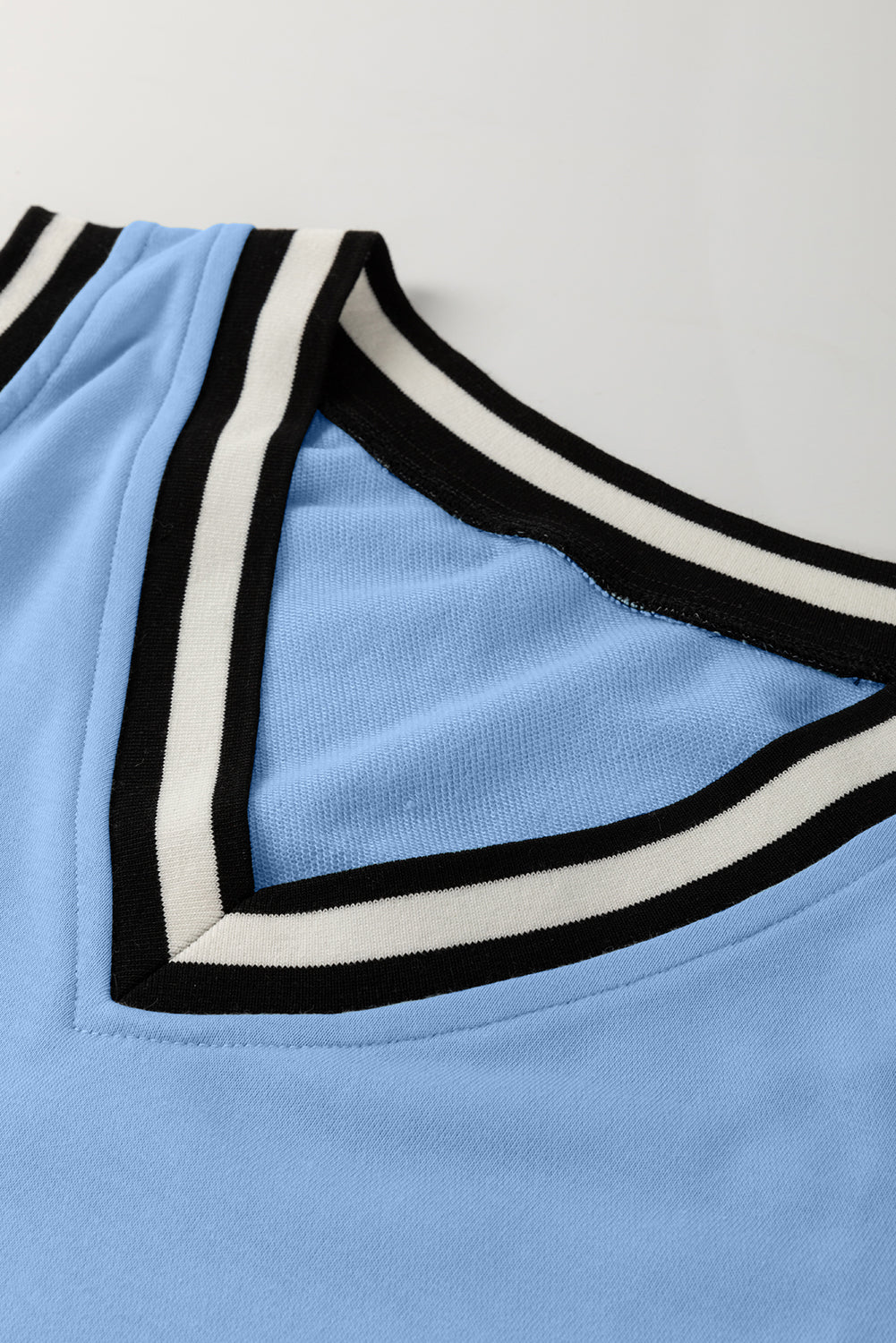 Mint Green Contrast Trim V Neck Sleeveless Mini Dress 96784c31fa9cb022