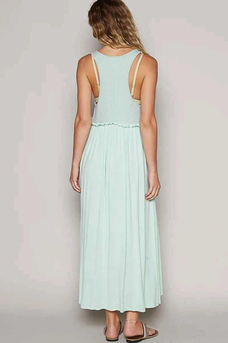 POL Frill Slit Square Neck Cami Dress 96ba6e04-8ace-4ab7-8a18-5389f1ee98c8-Max-Origin