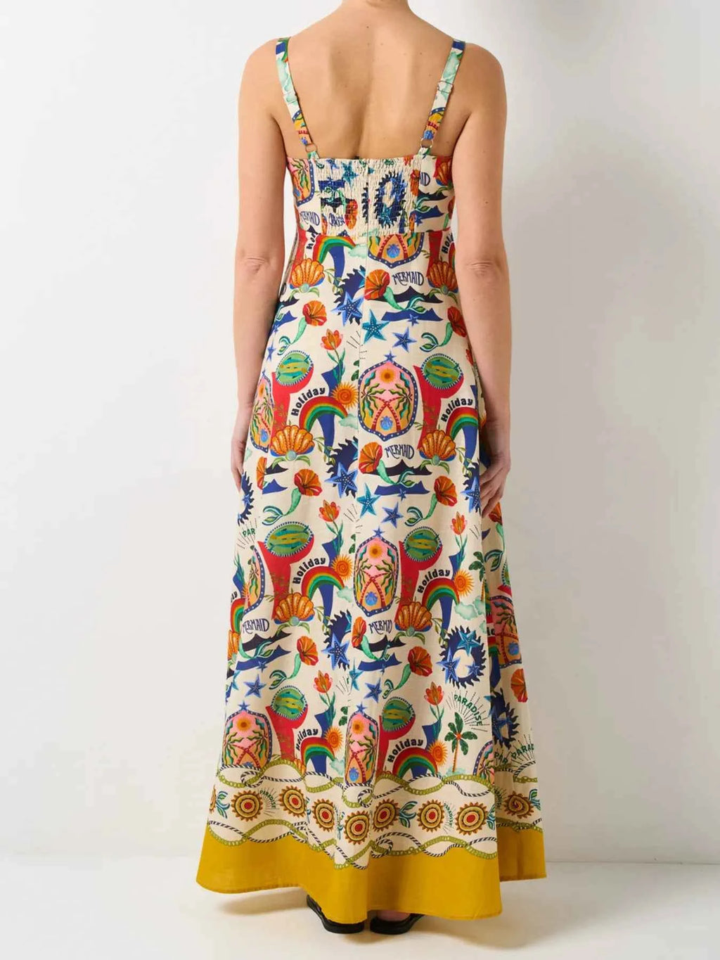 Printed Square Neck Maxi Dress 9725f50c57d84ed988b8adddb6677398-Max-Origin
