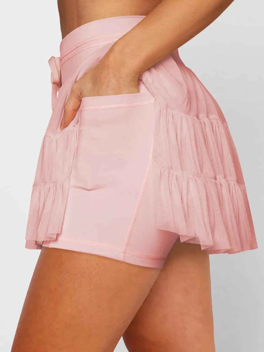 Tiered Skort with Drawstring 97402f76-100a-4569-ac0f-fdebb586c895-Max-Origin