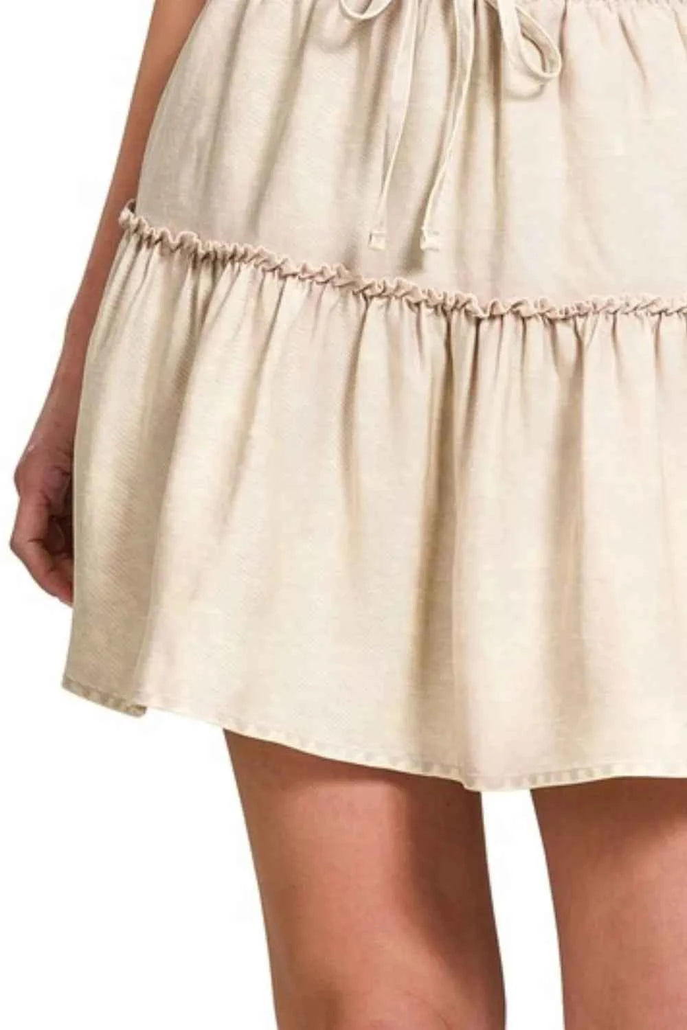 Zenana Tencel Washed Tiered Mini Skirts 978d2900-d739-4b58-a82b-29149bb4df64-Max-Origin