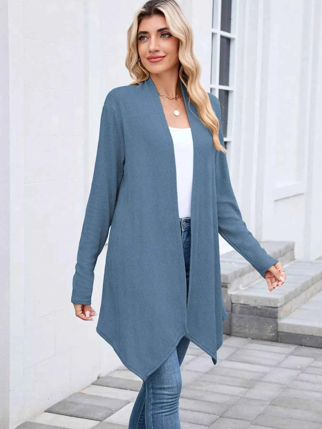 Open Front Long Cardigan 98c353c4d6b5484da7a5ebe7451a0644-Max-Origin