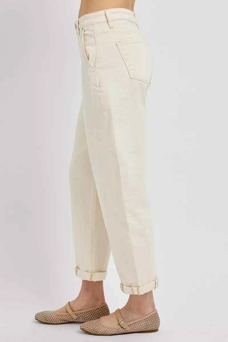 RISEN High Rise Relaxed Barrel Cuffed Jeans 98cdc2592e07416f82e5f796649611f5-Max-Origin