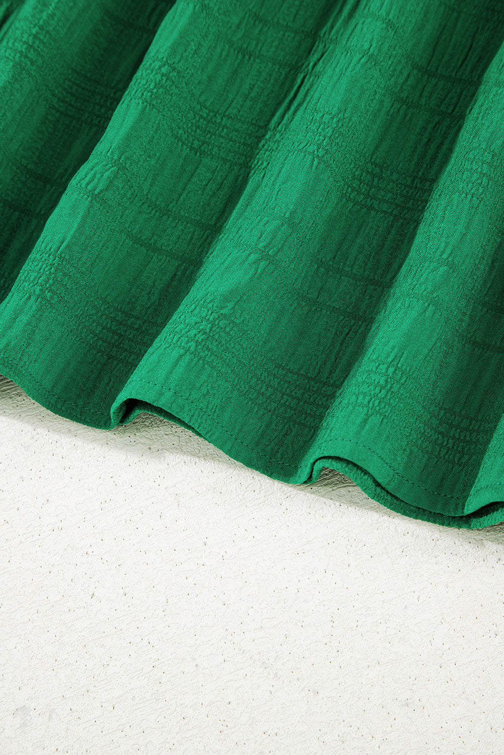 Sail Blue Solid Textured Smocked High Waist Midi Dress 9a4253f89c45e0d3