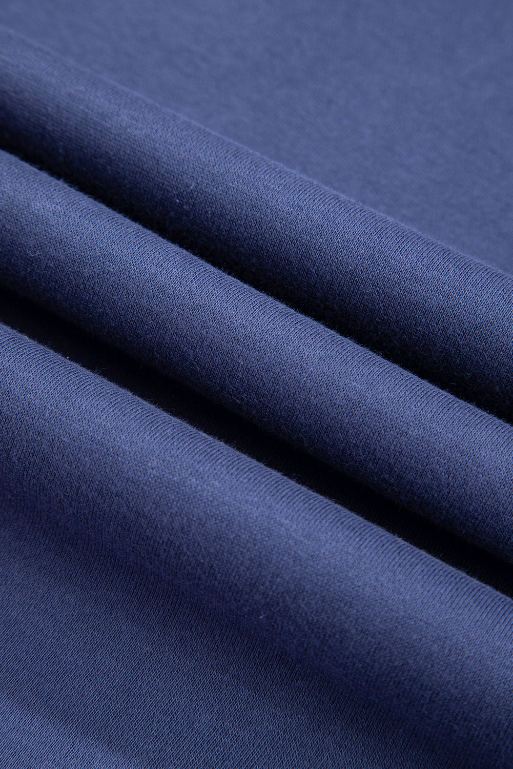 Dirty Blue Drawstring Hooded Tunic Sweatshirt 9a47b371a0689612