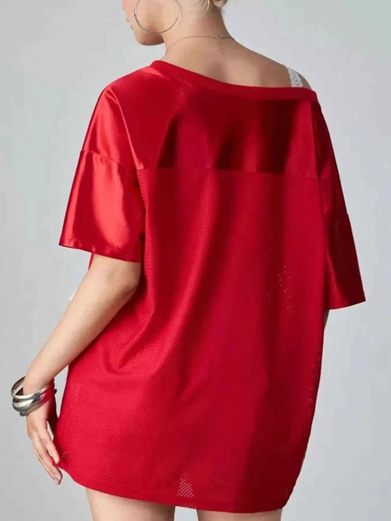 Oversized Number 98 Half Sleeve T-Shirt 9aee2b9c-627d-4569-80ec-bd25e73d1057-Max-Origin