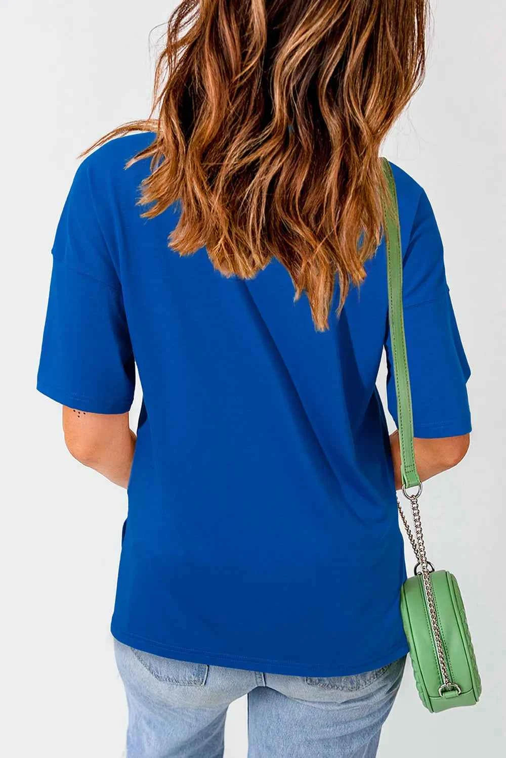 US Flag Round Neck Half Sleeve T-Shirt 9b6e317a-c398-4815-b2cc-93b8cc4311b0-Max