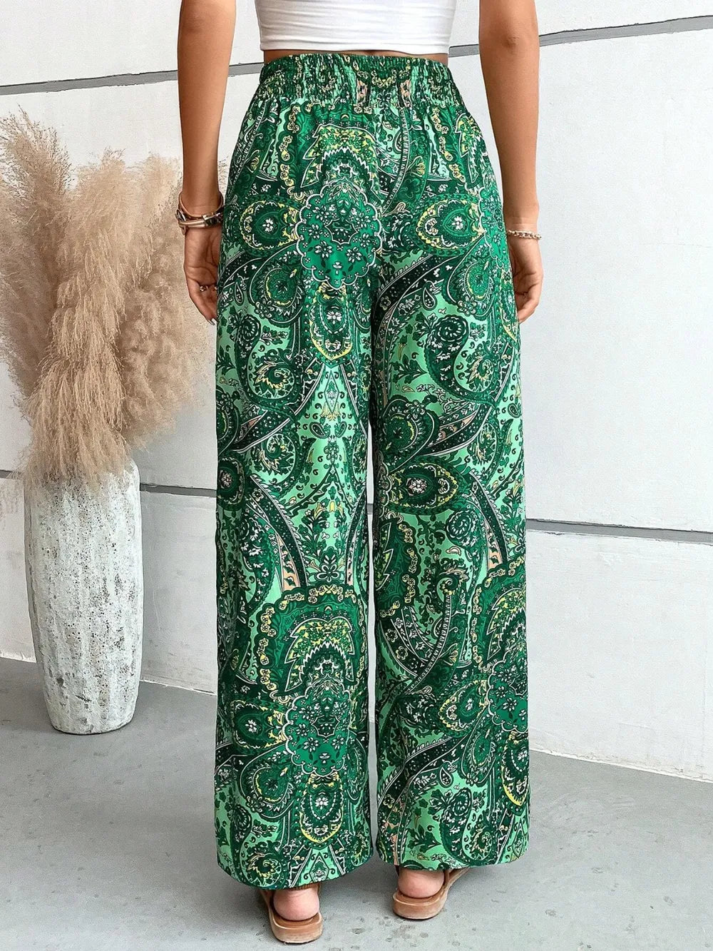 Printed Wide Leg Pants 9bd7712d-75a8-4e51-a6a6-e96c594d8d60-Max