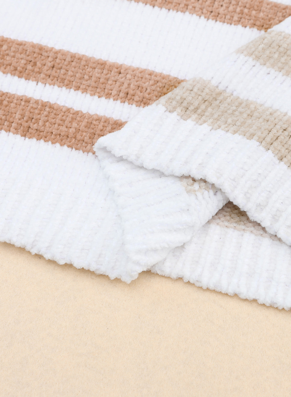 Color Block Drop Shoulder Pullover Striped Sweater 9c173155e3efaa3c