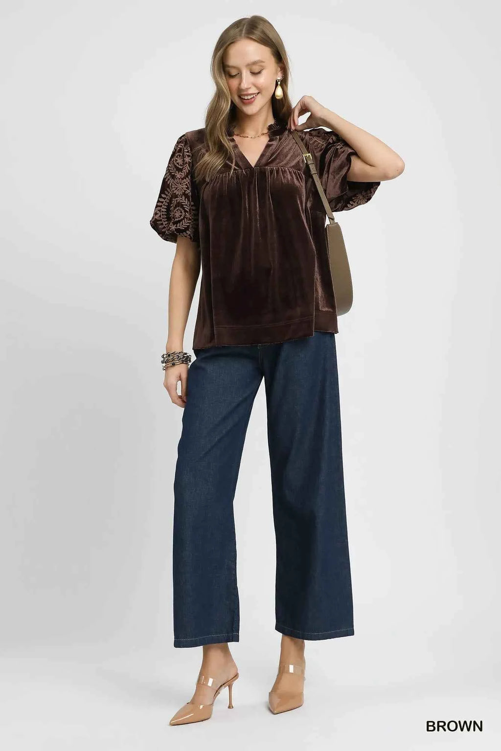 Umgee Full Size Velvet Embroidered Sleeve Blouse Plus Size 9c1f70df-e208-46a7-9102-6683a2d94bdb-Max-Origin
