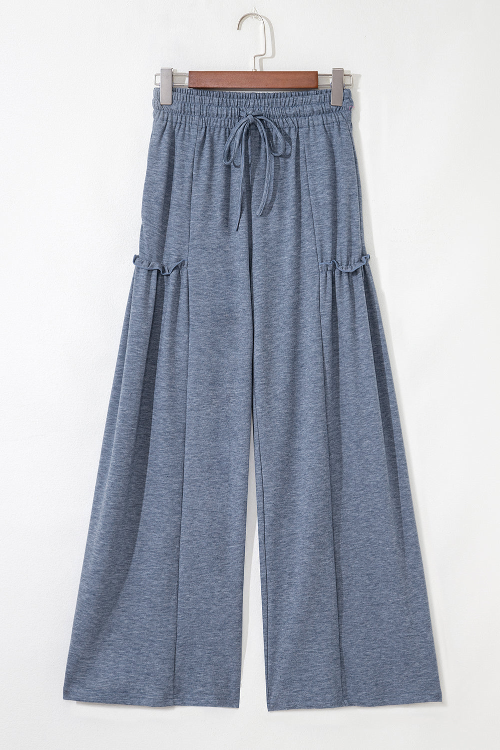 High-rise Frill Detail Wide Leg Loose Pants 9c42d9b1d88182e8