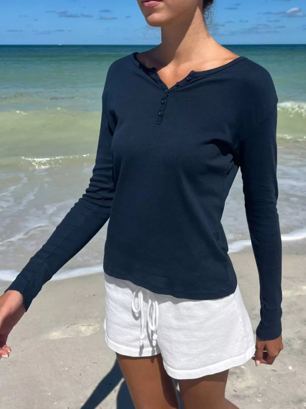 Striped Long Sleeve Henley T-Shirt 9c5df866-ed17-4fd3-96c9-44ca48ad23e7-Max-Origin