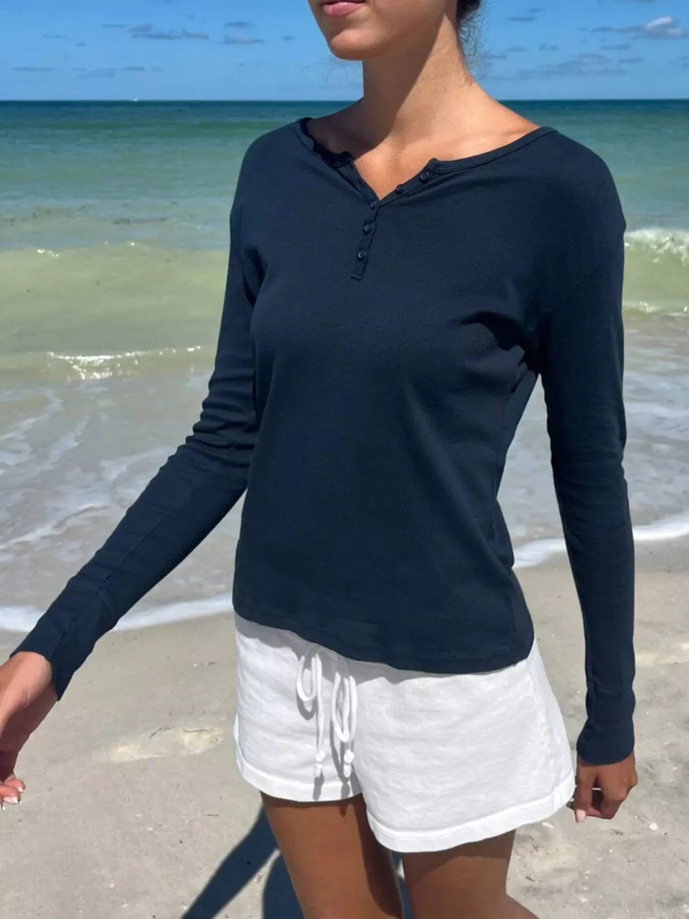 Striped Long Sleeve Henley T-Shirt 9c5df866-ed17-4fd3-96c9-44ca48ad23e7-Max-Origin