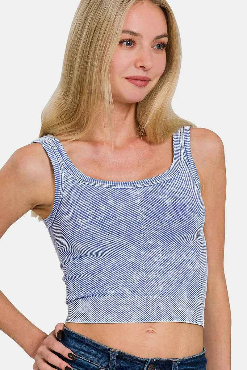 Zenana Washed Ribbed Scoop Neck Wide Strap Tank Lt Indigo 9c7524bd-6640-4fa0-a467-bd814bcfea9e-Max