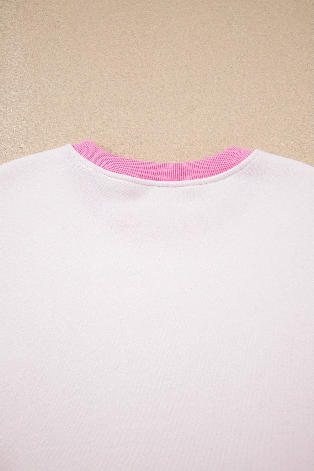 Strawberry Pink Colorblock Pullover and Drawstring Shorts Set 9c81e404373f6172