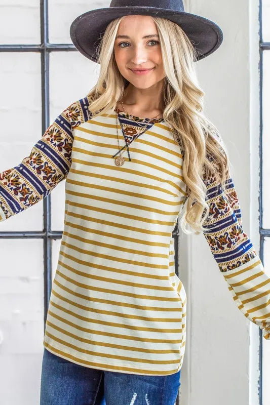 And The Why Stripe Ethnic Print Raglan Top 9cb61a128f3b484c98ce74ed674d86ff-Max-Origin