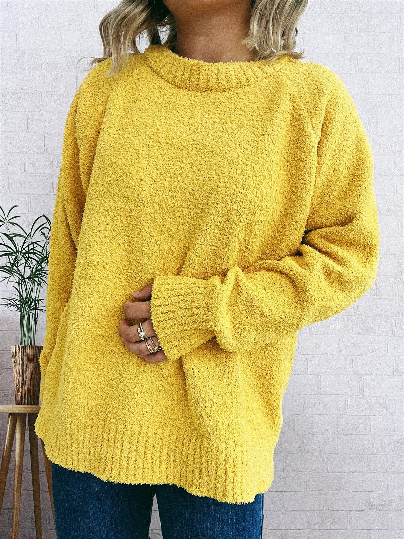 Round Neck Raglan Sleeve Sweater 9ccd5da0dda3461d9e85a33bb55a7617-Max-Origin