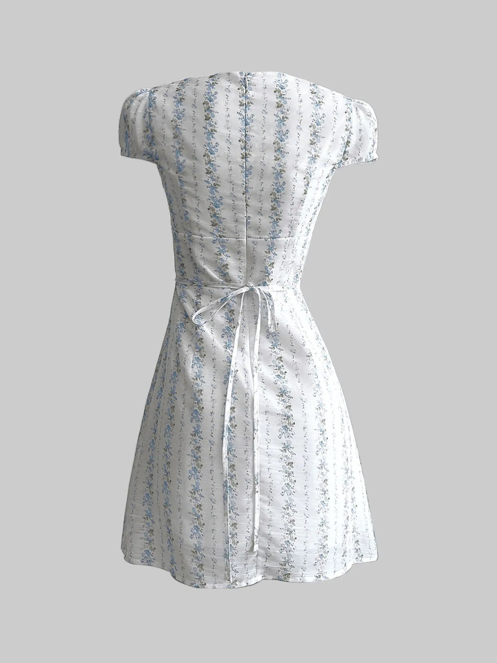 Floral Tie-Front Deep V-Neck Mini Dress 9db909c7-acdf-4ebf-b968-c1d0c6e9d890-Max-Origin