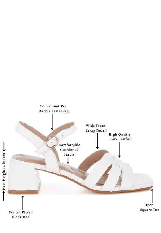 Eliska Strappy Square Toe Block Heels 9e09a308-ebb5-4a06-9d76-97744c09ef5b