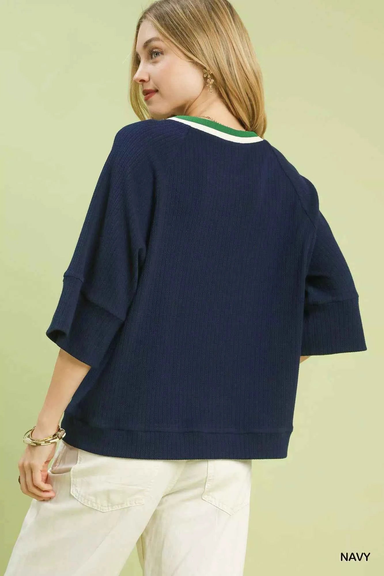 Umgee Ribbed Knit Top with Contrast Trim 9e3aec04-653c-47e6-807d-2ade1cee2bda-Max-Origin