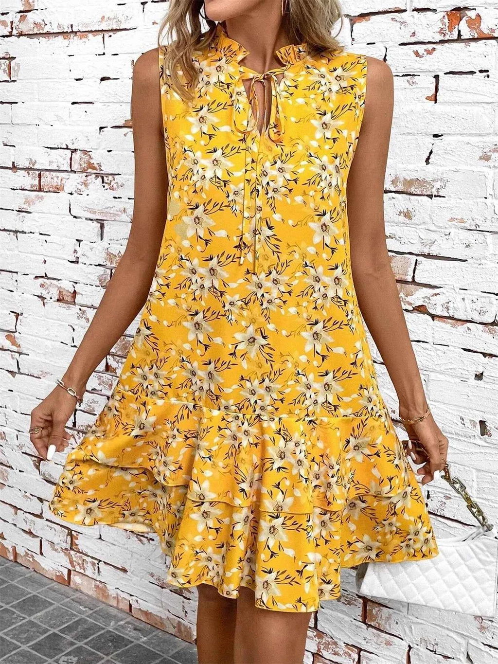 Ruffled Hem Sleeveless Mini Dress 9e3b34e399644f97a6f6f861f1cd5d0c-Max-Origin