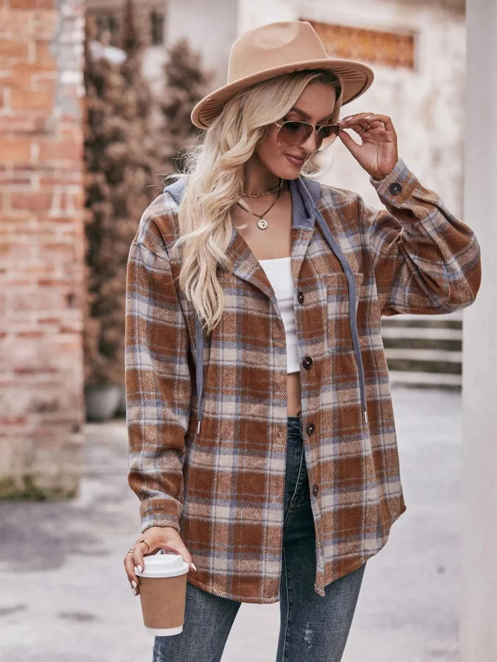 Oversized Plaid Button Up Shacket 9e4200aa-2859-4106-b601-e076c2555ebe-Max-Origin