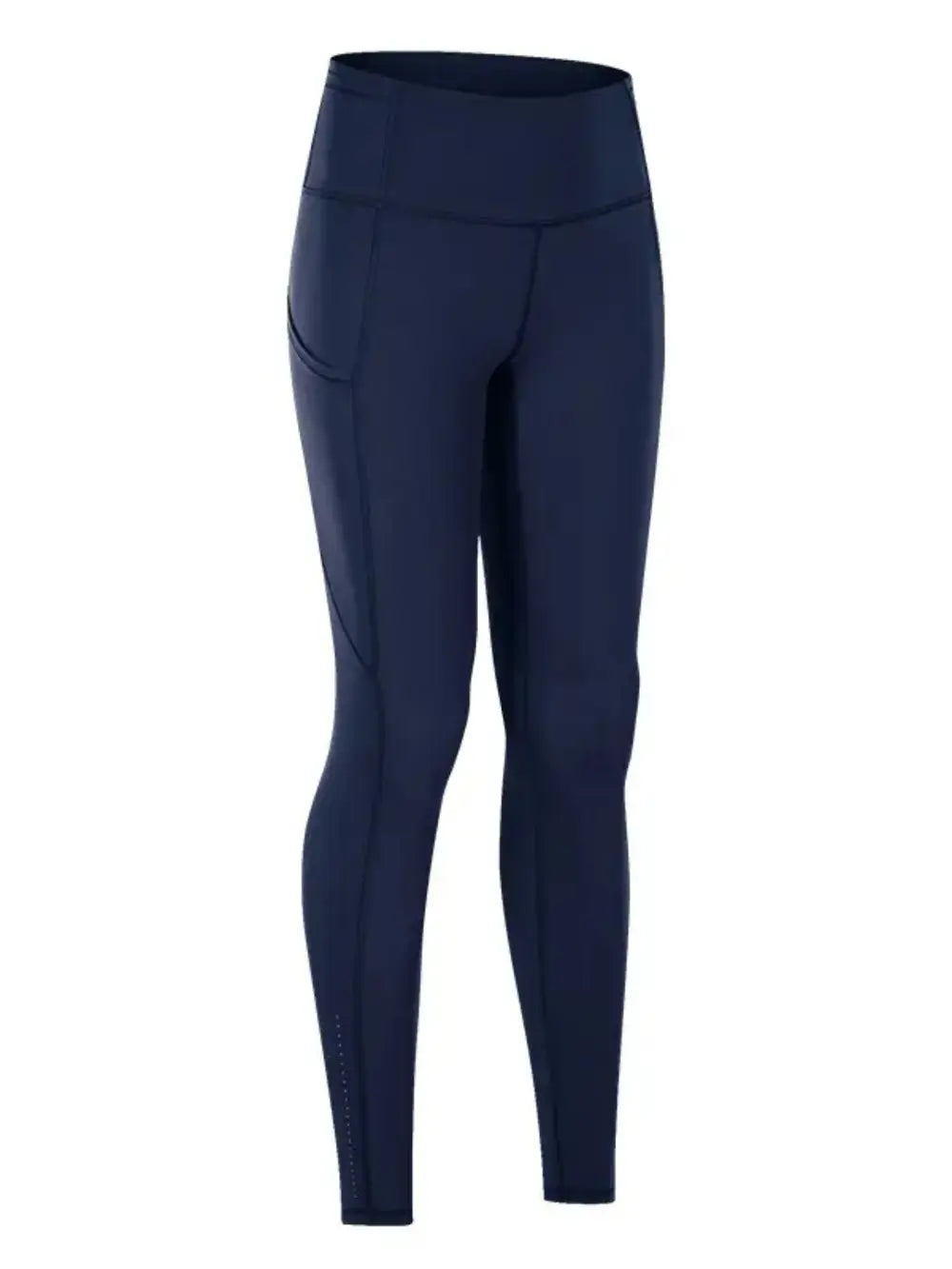 Wide Waistband Sports Leggings Navy 9e67df49e37145e3939f727e0ca7d26f-Max