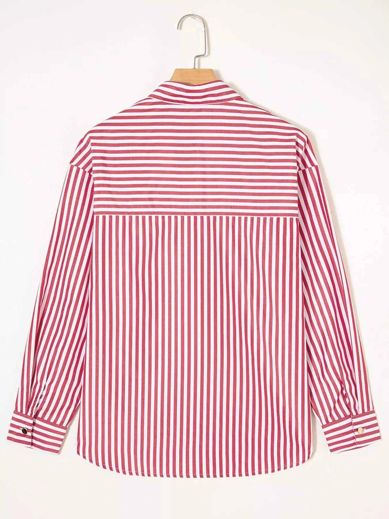 Striped Button-Up Long Sleeve Shirt 9e817b55770045699812486cd8fa260c-Max-Origin