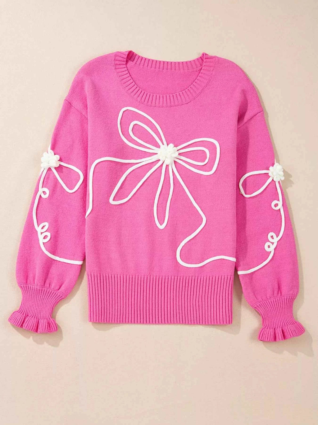 Ribbed Hem Long Sleeve Sweater 9eccf7f5-3d98-4866-9563-89b568664f04-Max-Origin