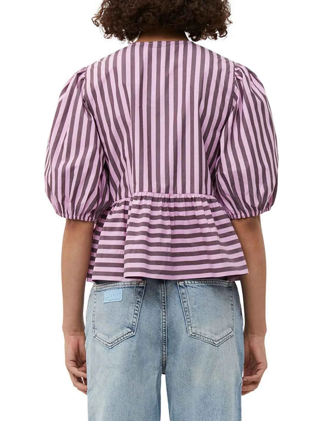 Puff Sleeve Bow Tie Blouse 9f208308919b4df18363bd5b3c18046a-Max-Origin