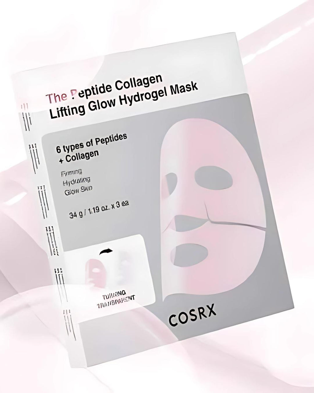 COSRX The Peptide Collagen Lifting Glow Hydrogel Mask 34g X 3ea COSRX_The_Peptide_Collagen_Lifting_Glow_Hydrogel_Mask_34g_X_3ea_page1