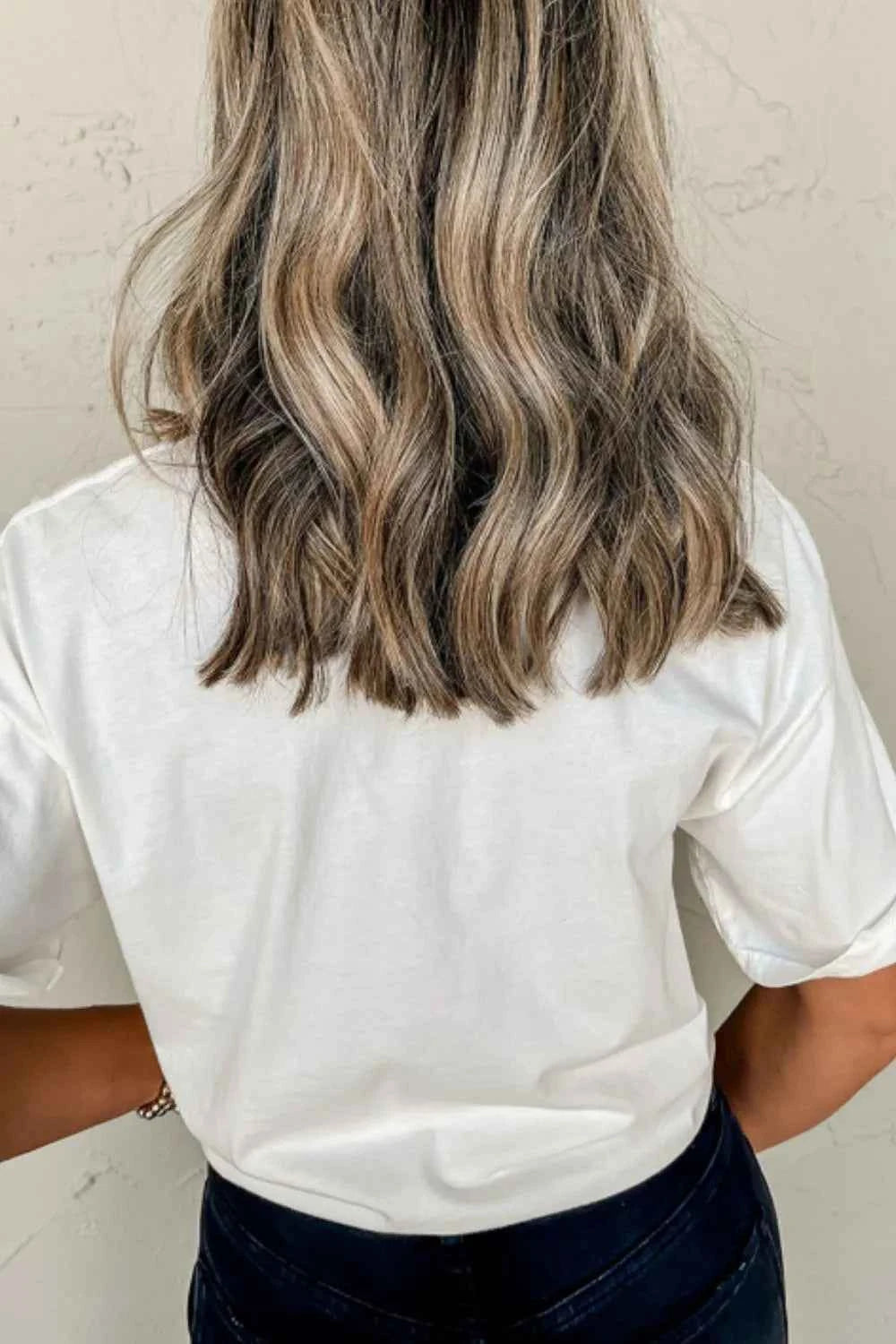 HIPPITY HOPPITY Round Neck Short Sleeve T-Shirt a005ae76-2359-417a-aaf7-7ebbed0f377d-Max