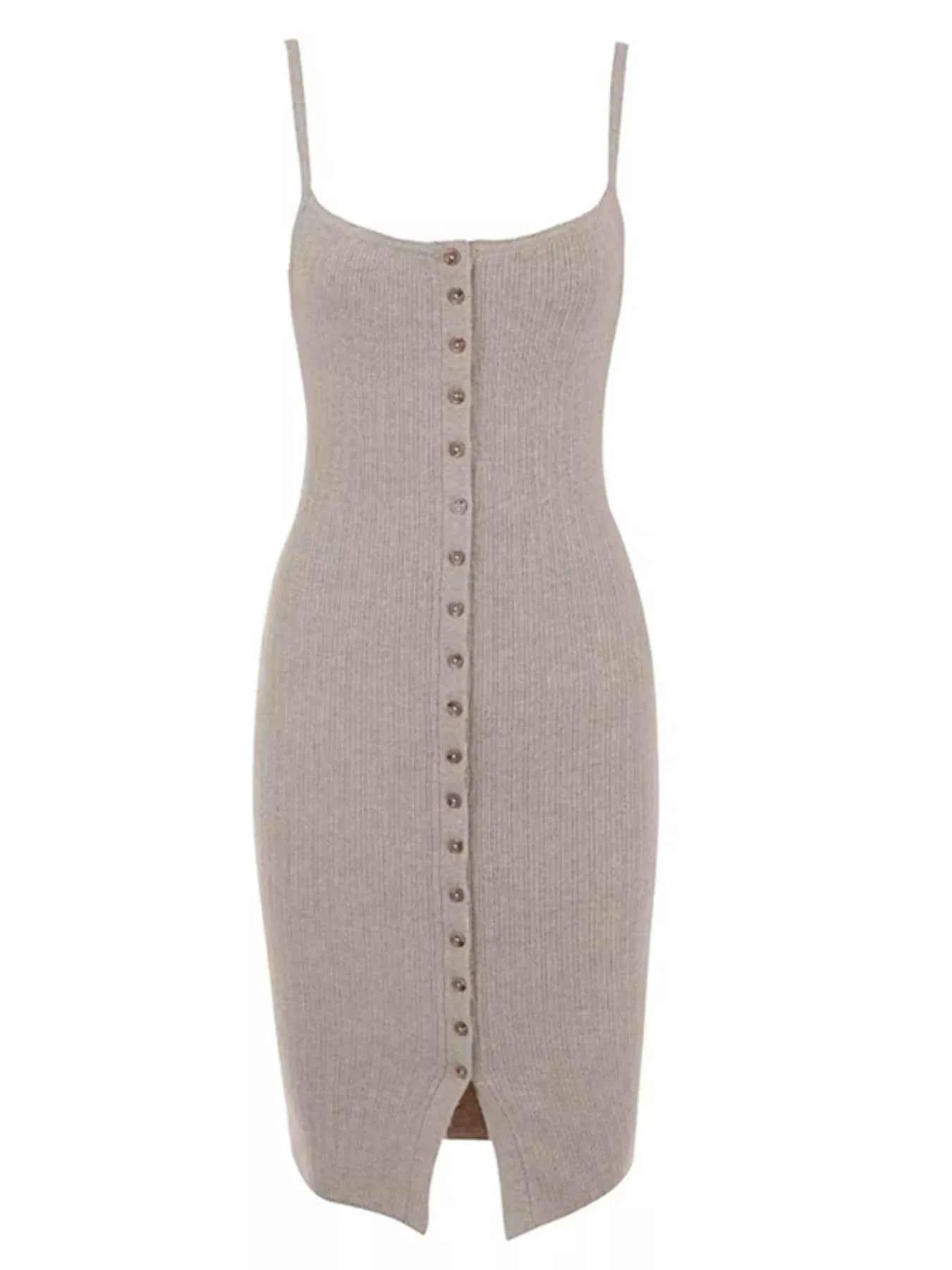 Ribbed Button-Front Bodycon Sweater Dress a04e0a07-7088-4caa-a62c-c3d09d9a05bb-Max-Origin