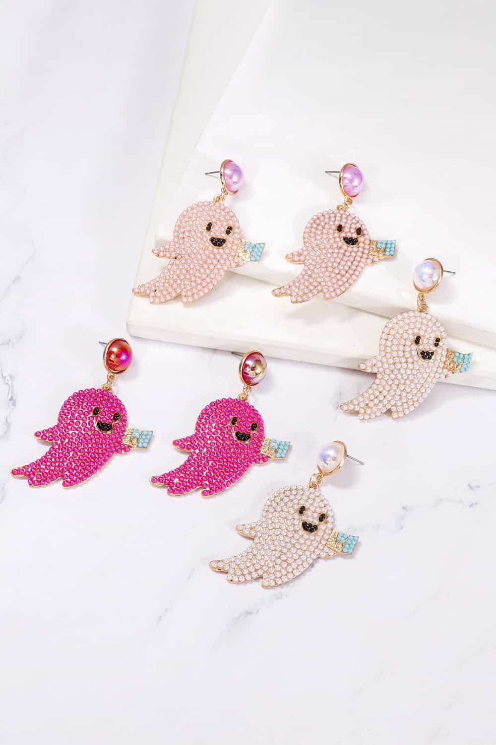 Ghost Shape Synthetic Pearl Dangle Earrings a0afbaa402844ad3adfaab59d98a9745-Max