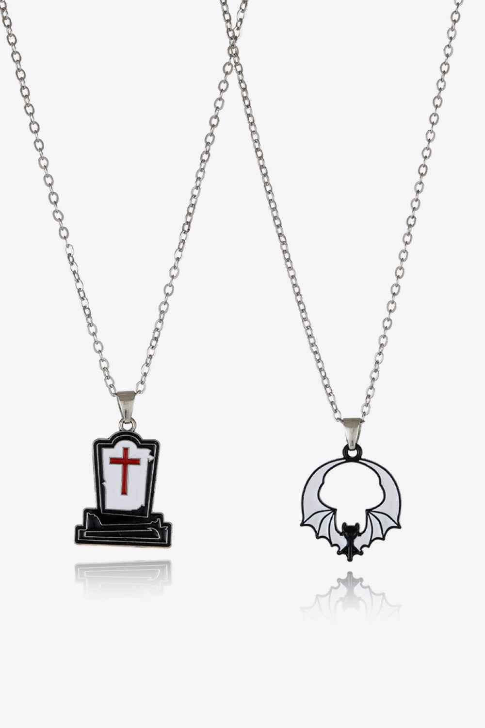 Two-Piece Halloween Theme Necklace Set Style E One Size a1b5999511df435f8b864ee0711f6d4b-Max