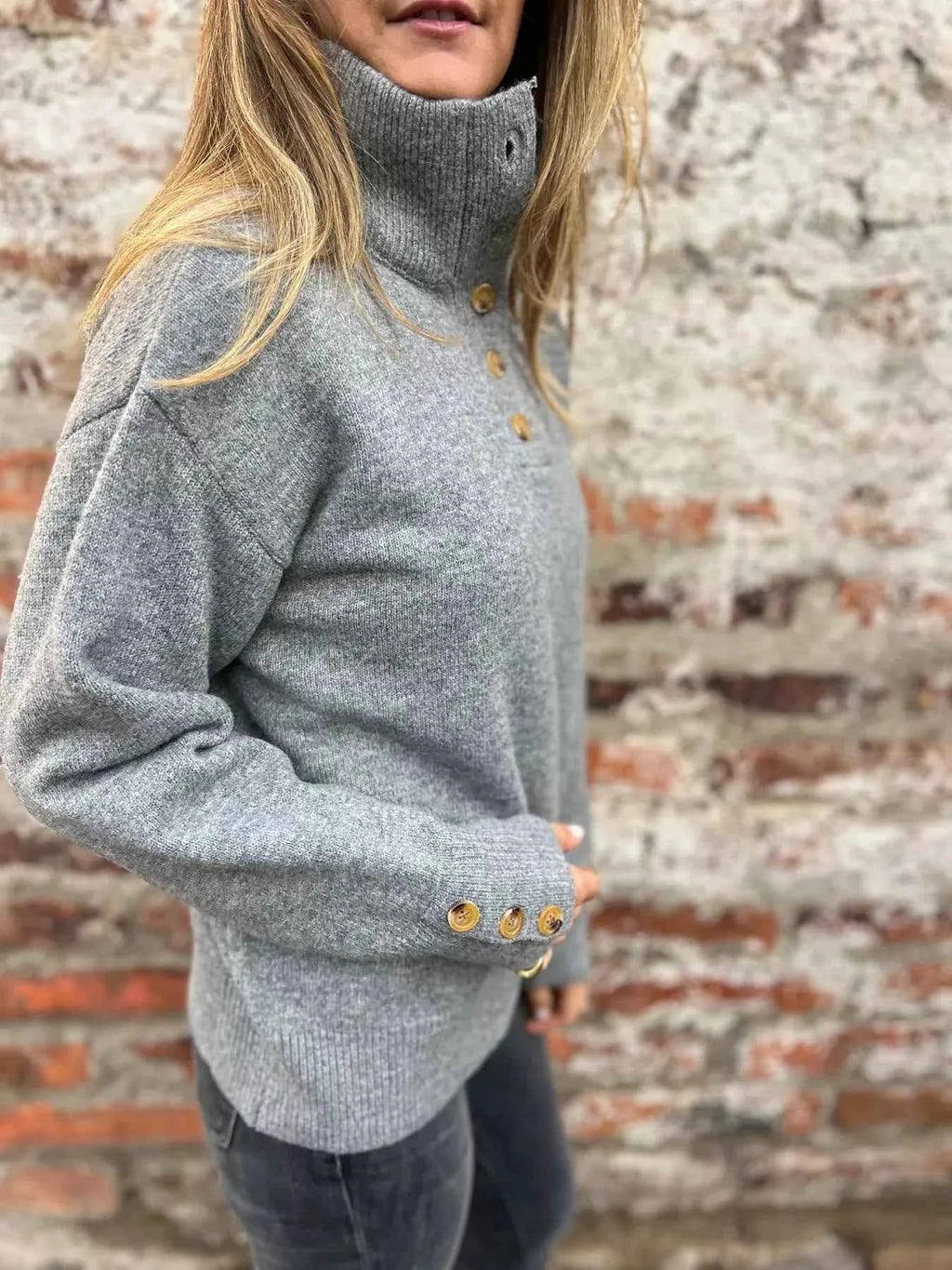 Full Size Button-Detail Turtleneck Sweater Plus Size a200ba0d016342bd9b00d6c7748bd0e8-Max-Origin