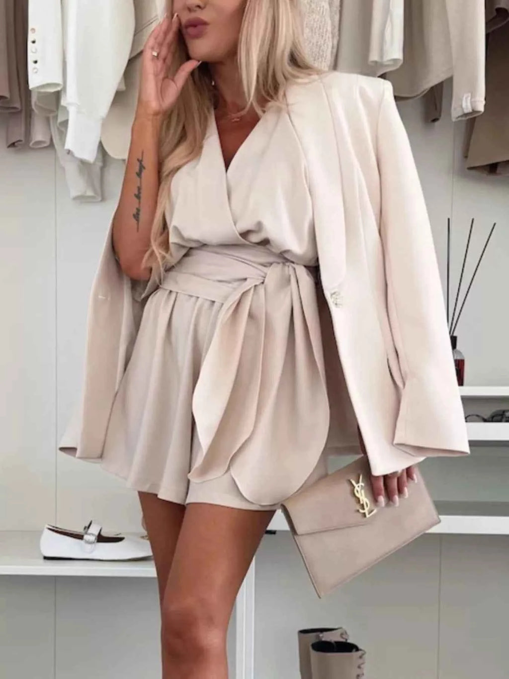 Full Size Surplice Tie Waist Romper Plus Size a20172c7-6d46-45af-9272-8dd50b0475b7-Max-Origin