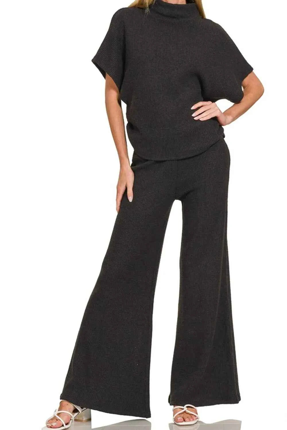 Zenana Wide Leg Flare Sweater Pants a21014e1-af85-4b05-9273-a9797c05dc7e-Max-Origin