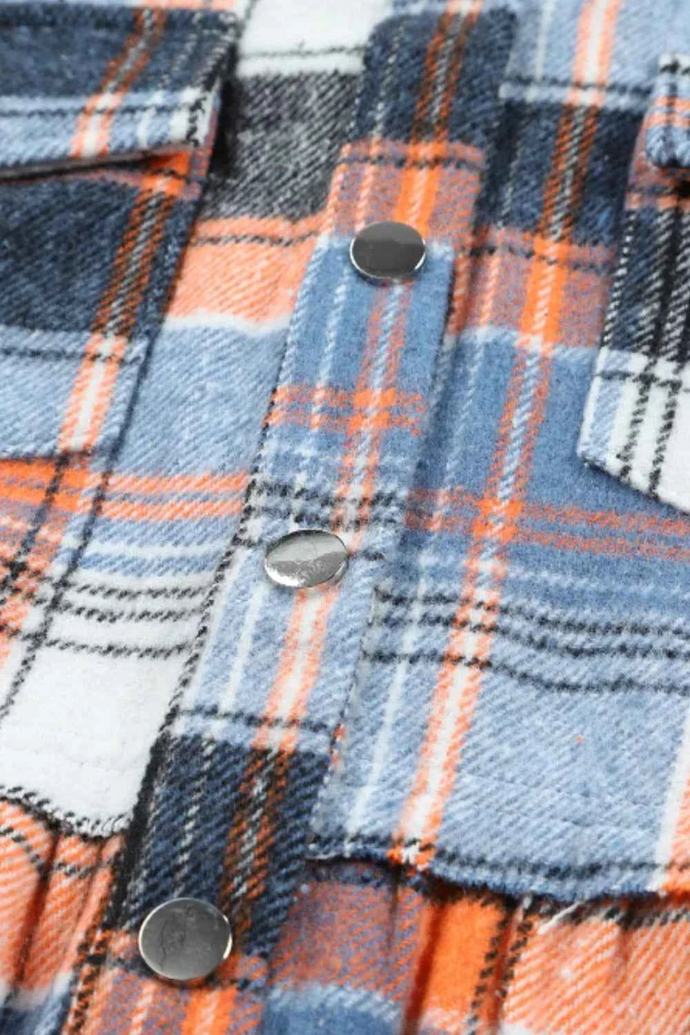 Plaid Collared Neck Long Sleeve Shirt a2aaac60-f993-4632-957e-00c49ffd7790-Max