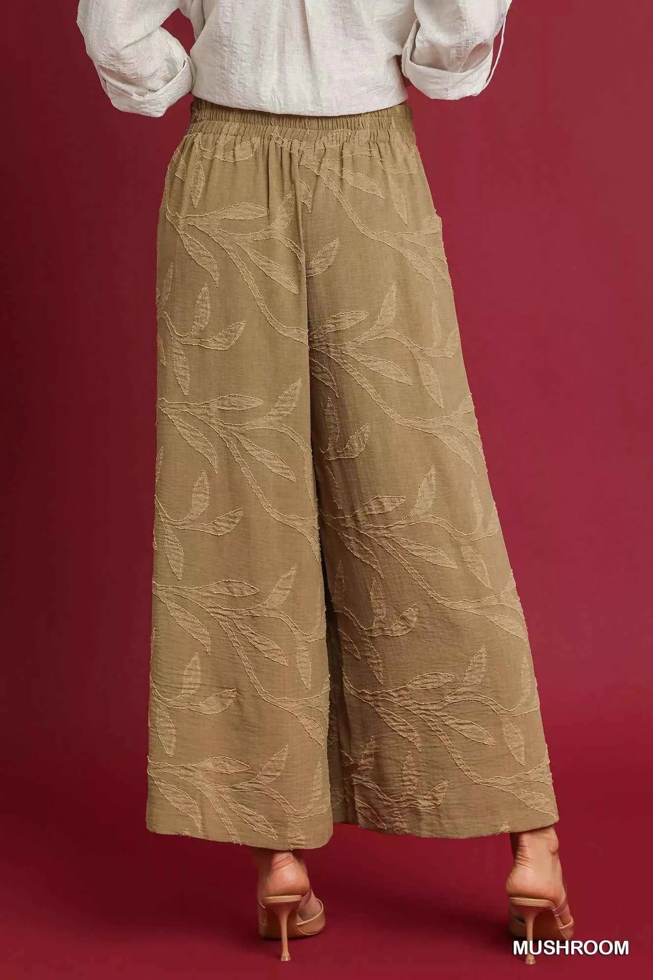 Umgee Jacquard Wide-Leg Pants a2b72035-6214-47b4-b01e-d38d08c70ec9-Max-Origin