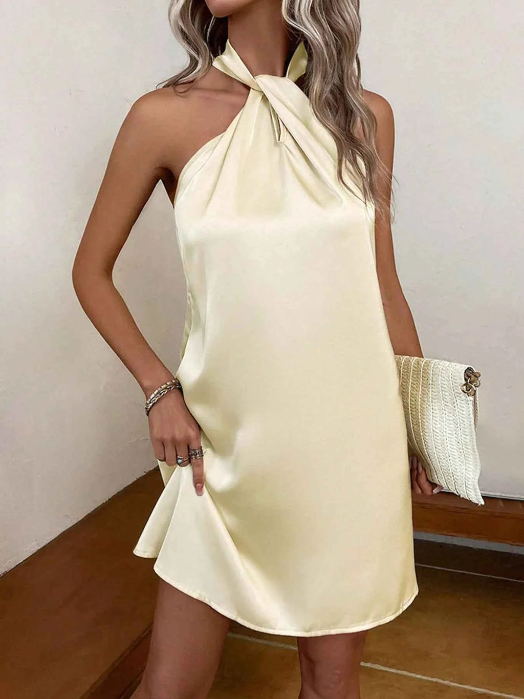 Halter Neck Satin Mini Dress a2c4b165a5244e37a90f2b84790b49c8-Max-Origin