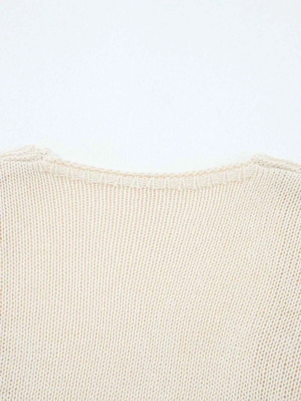 Hollowed Knit Open Front Cardigan a2d189ee4a9240a9b10bbd2dfe7517cb-Max-Origin