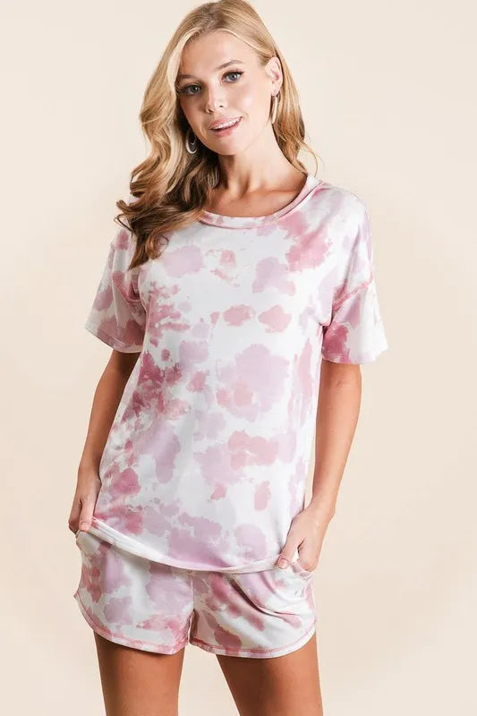 BiBi Tie Dye Print Terry Shorts With Side Pockets a317a4de8e4340f0921be571d88e29ed-Max-Origin