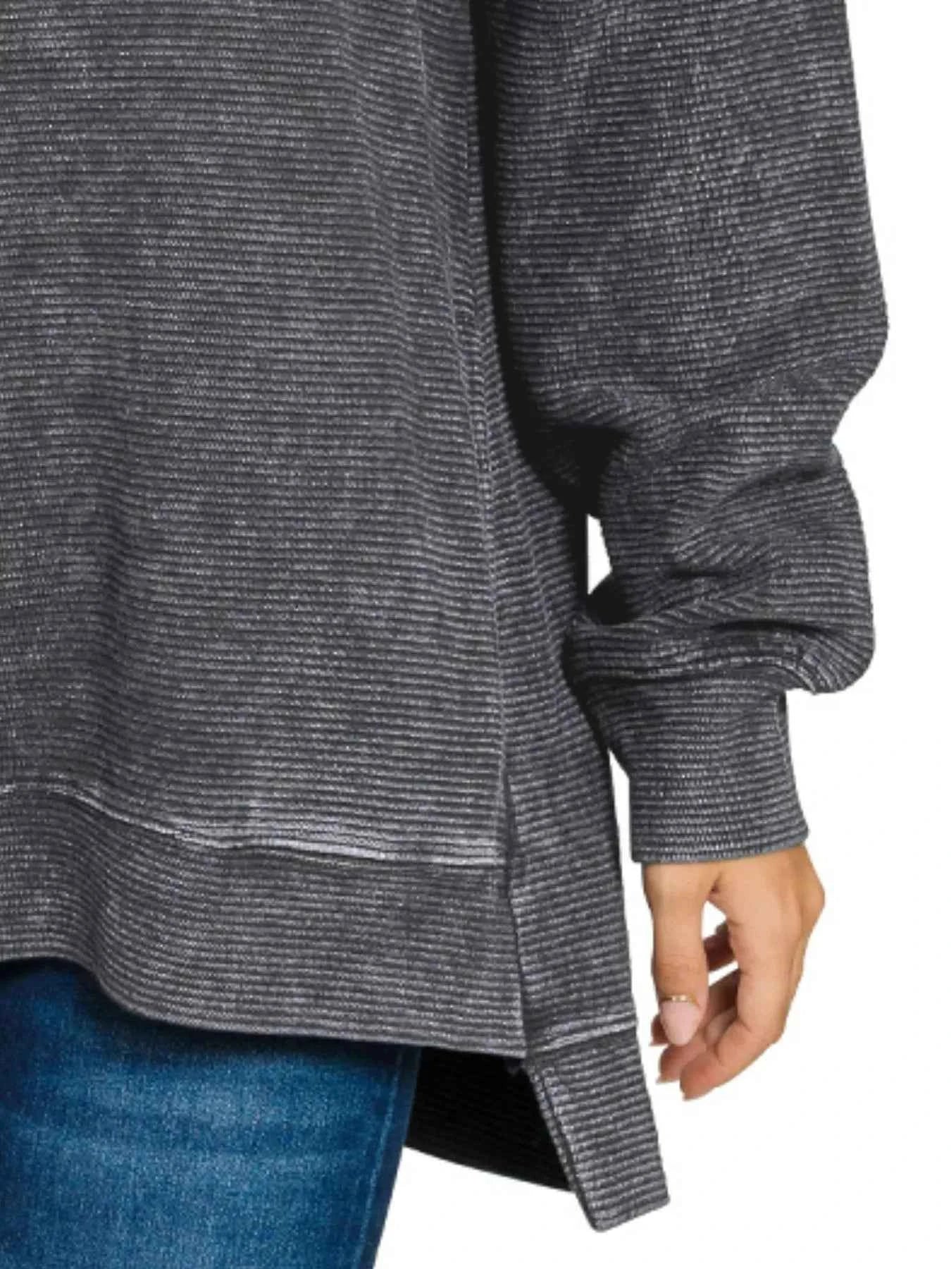 Zenana Full Size Acid Washed Double Ribbed Hi-low Sweatshirt Plus Size a330e302-9e09-4dc2-8d60-dc0b0a490512-Max-Origin