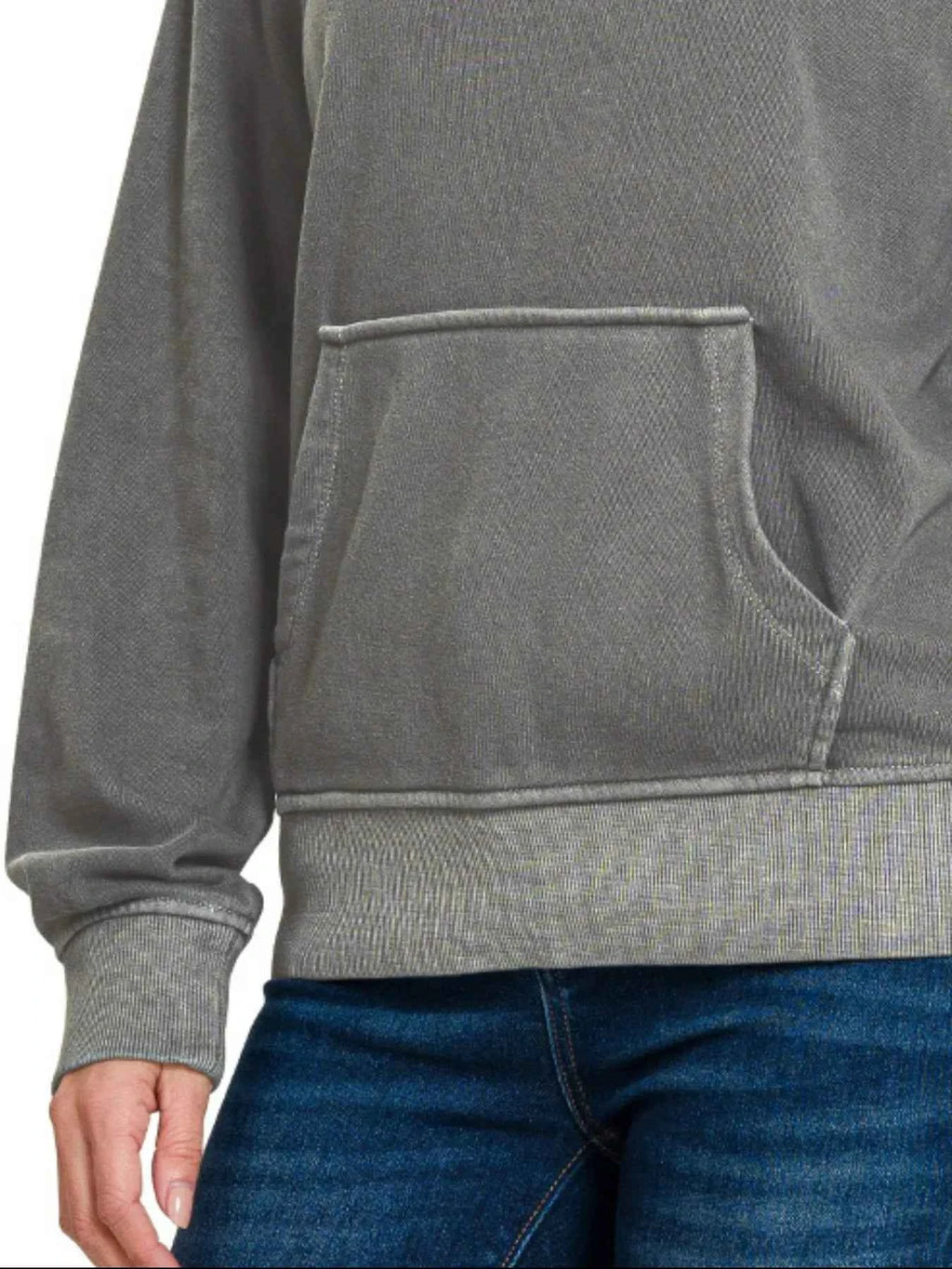 Zenana Fleece Pigment Dye Kangaroo Pocket Hoodie a378c97a-7346-409b-bb89-cd43fb9bbde8-Max-Origin