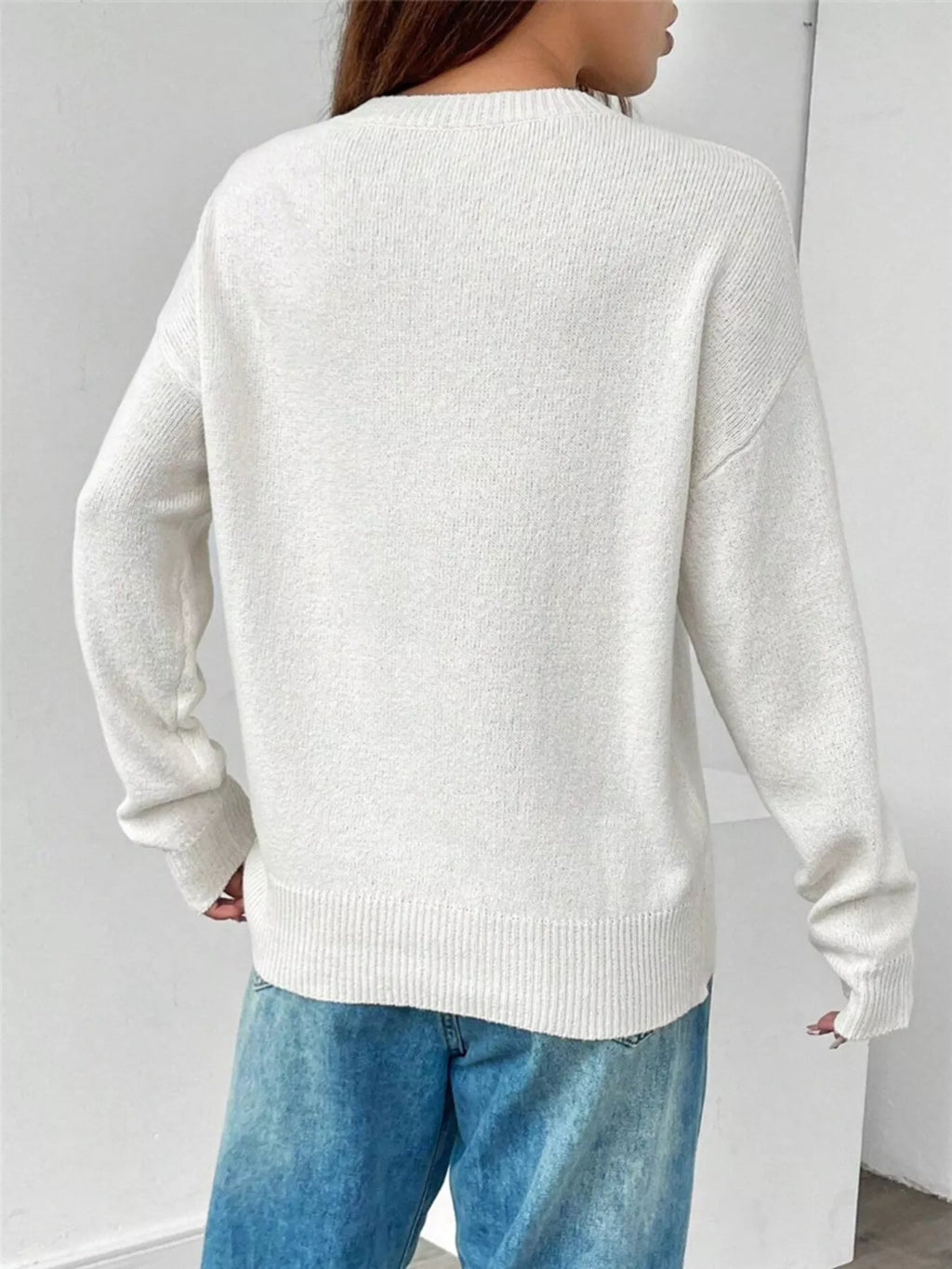 US Flag Round Neck Long Sleeve Sweater a38965cc5e314ac3bfd975755cc17d64-Max-Origin