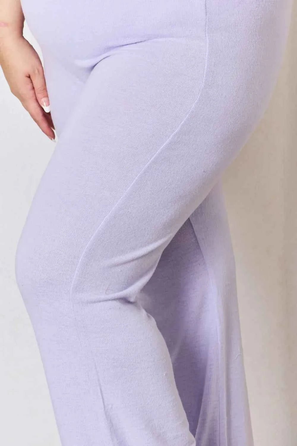RISEN Full Size High Waist Ultra Soft Knit Flare Pants a3a28c73-c6e5-4961-9c28-e63f9b8376ef-Max