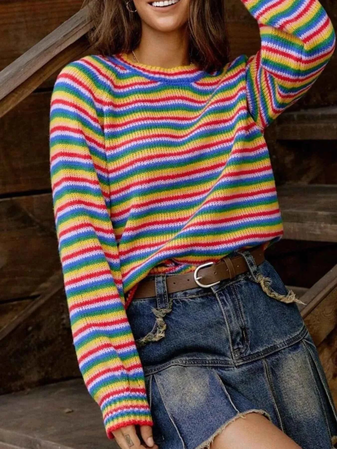 Rainbow Striped Pullover Sweater a48ef470-3a2e-45c1-bd5a-75ed9ab9bf1d-Max-Origin