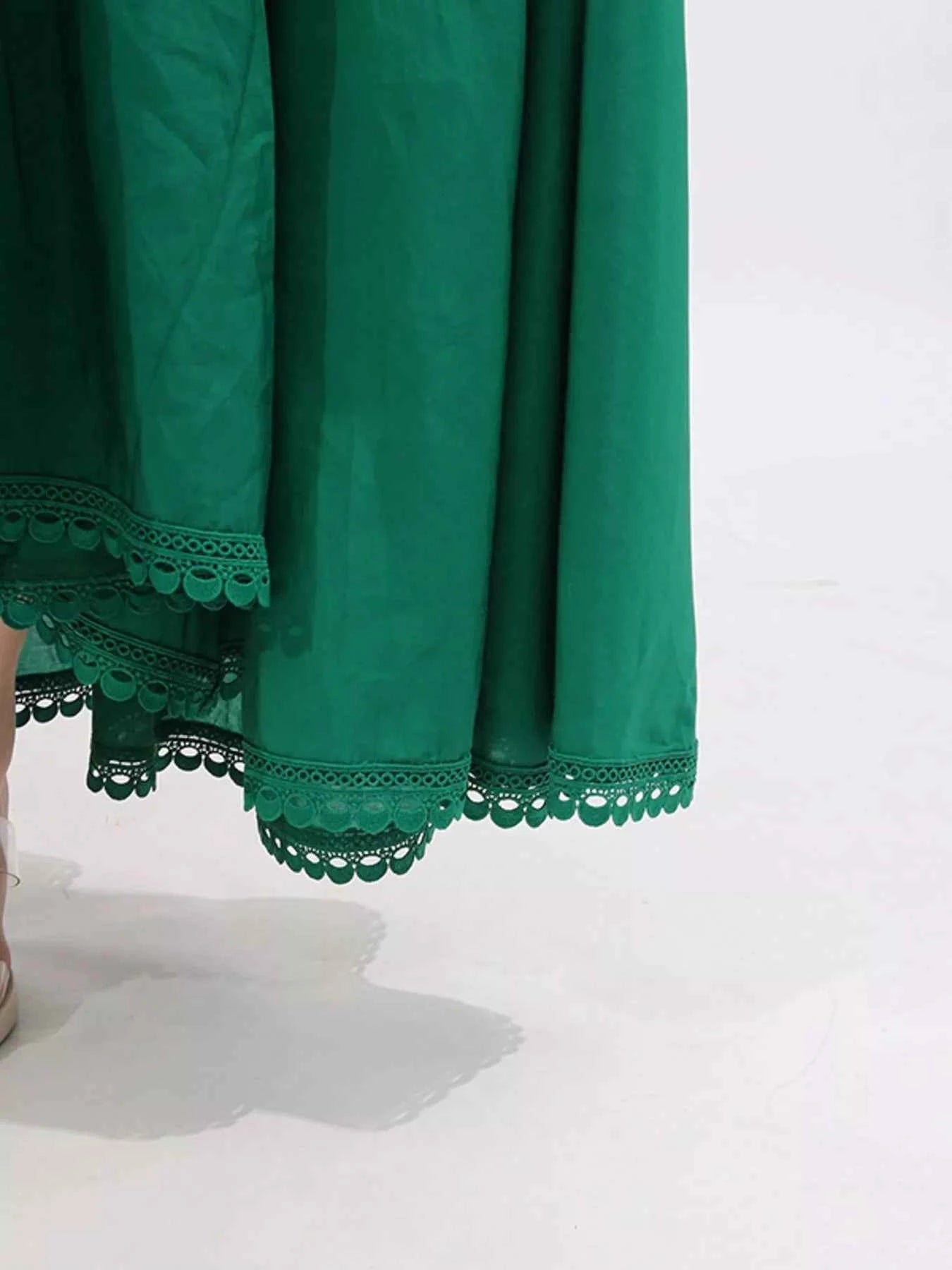 Lace Detail Notched Puff Sleeve Maxi Dress a4fbe4da-ff44-4c29-990b-2d2f6bc6ee15-Max-Origin