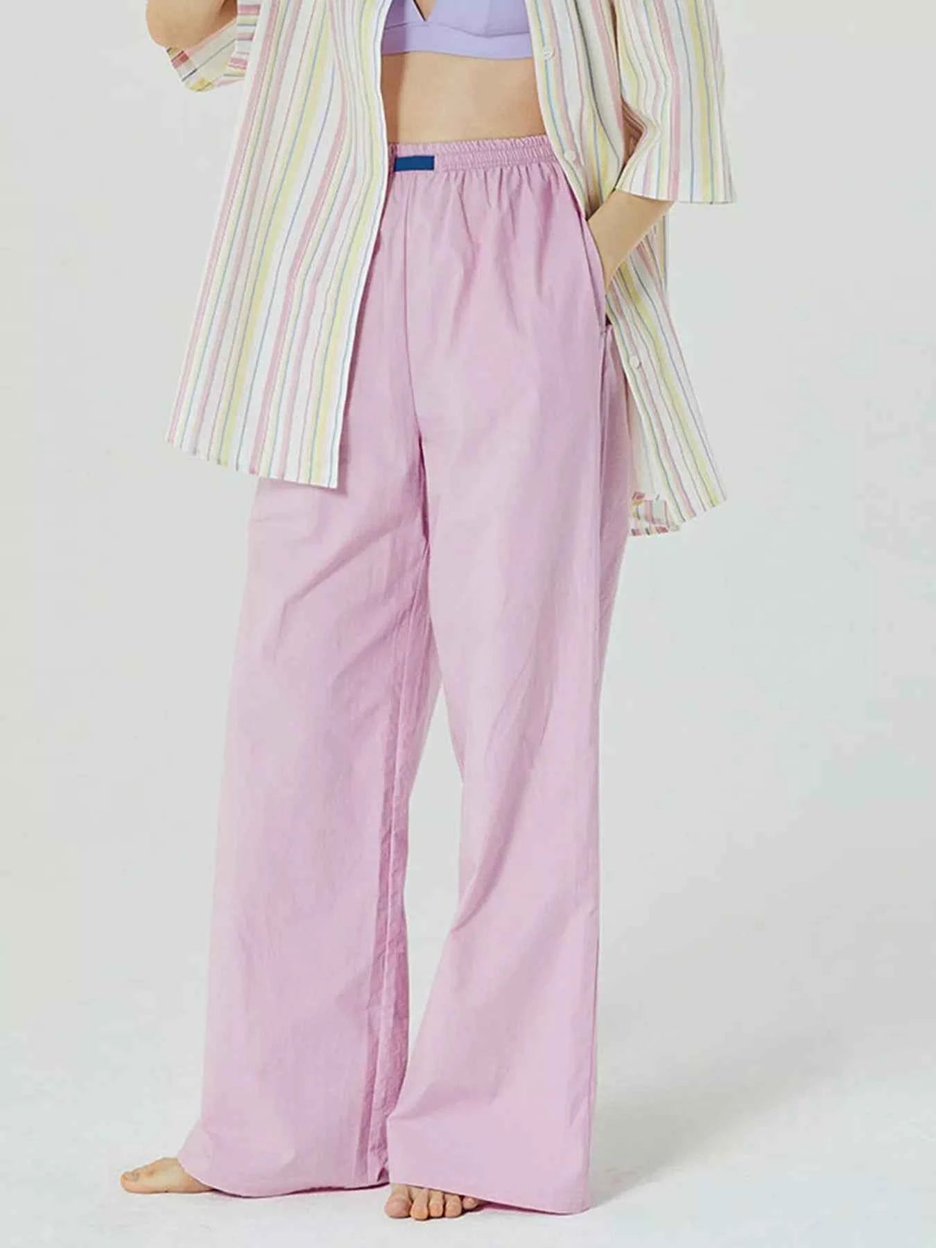 Elastic Waist Wide Leg Pants Lilac a540ad5d255e47208cce8351169c9aae-Max-Origin